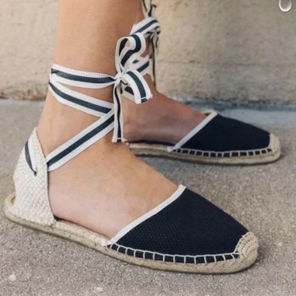 Saludos Espadrilles Ankle Tie Shoes 8
